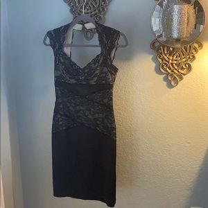 Sexy black lace dress by Calvin Klein